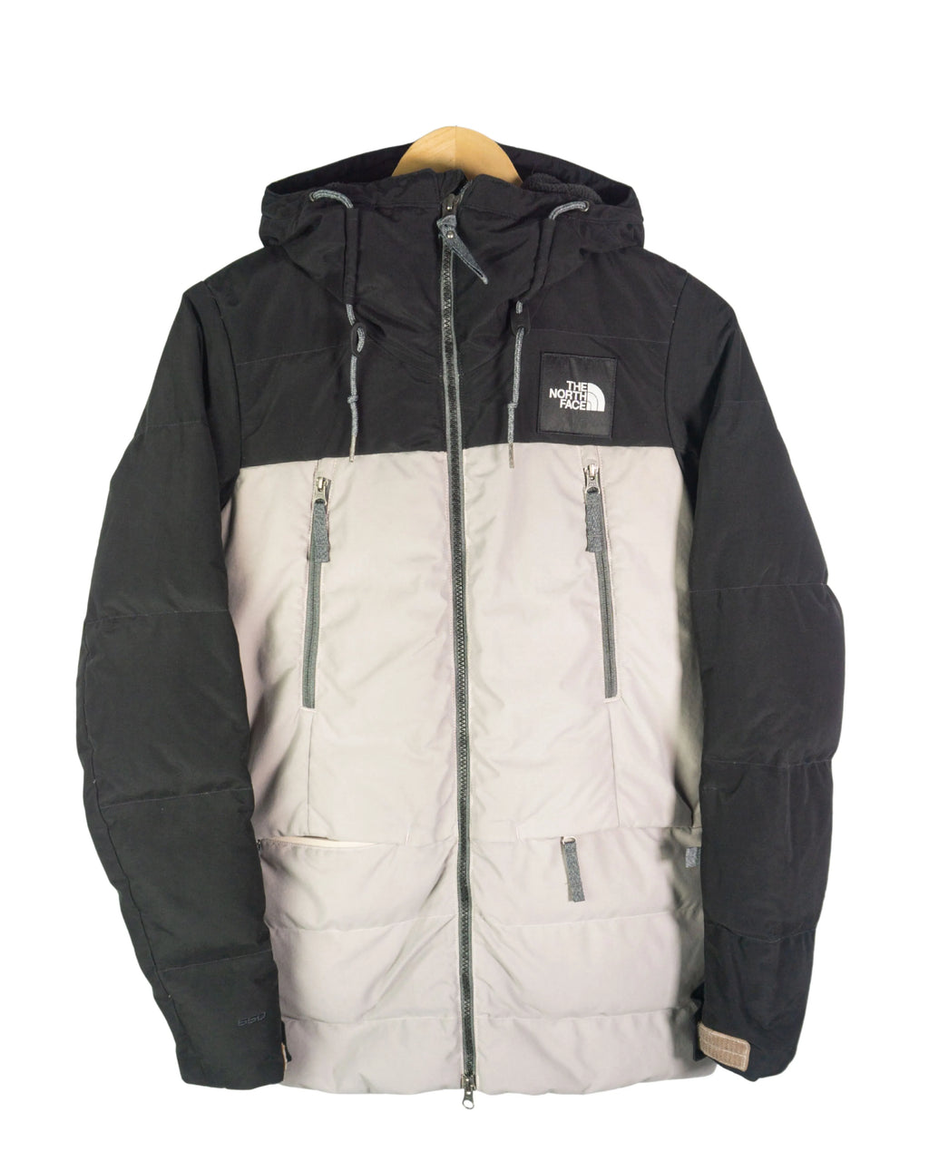 Abrigo de plumas mujer The North Face gris/negro XS