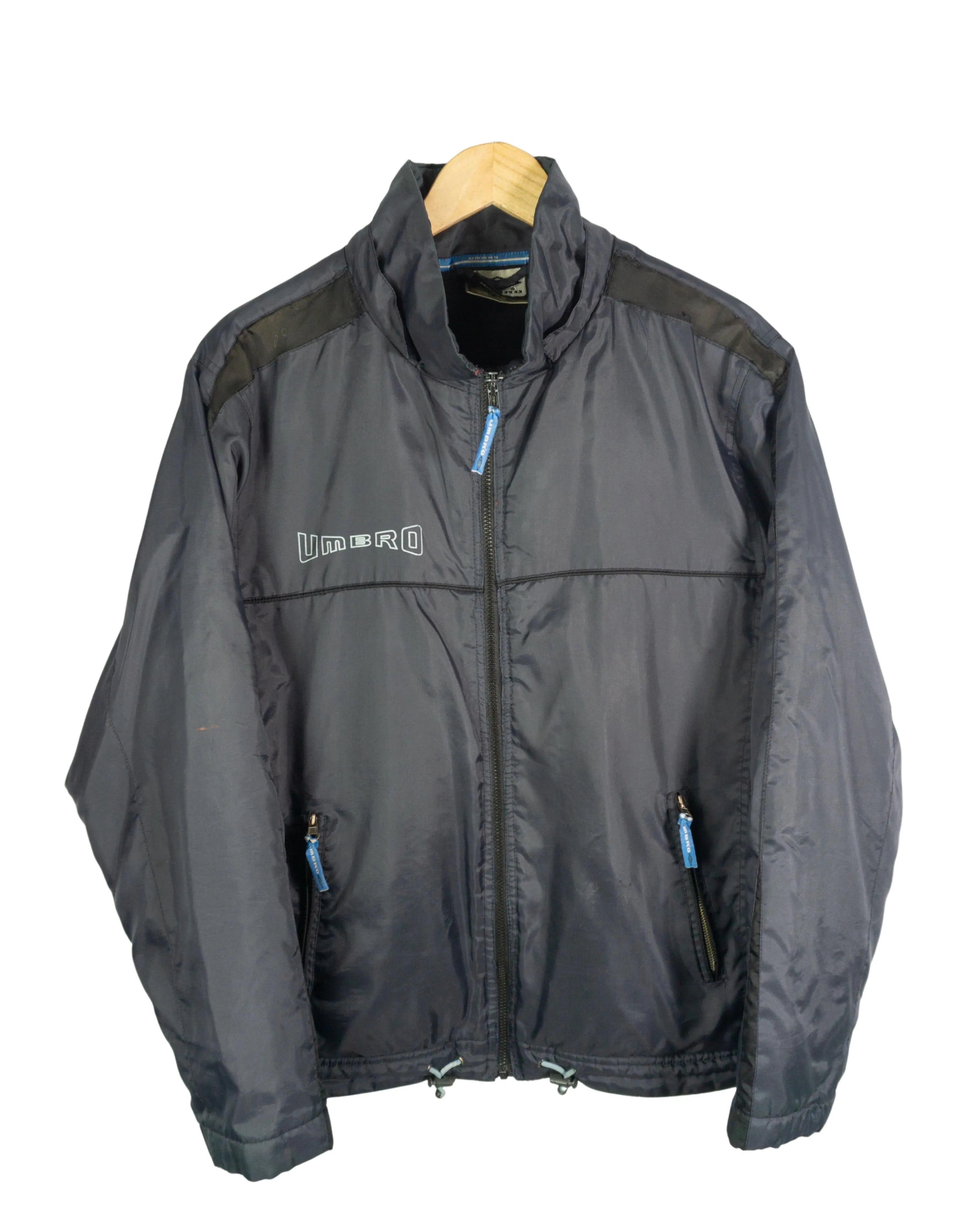 Chaqueta acolchada Umbro vintage 90s gris oscuro S