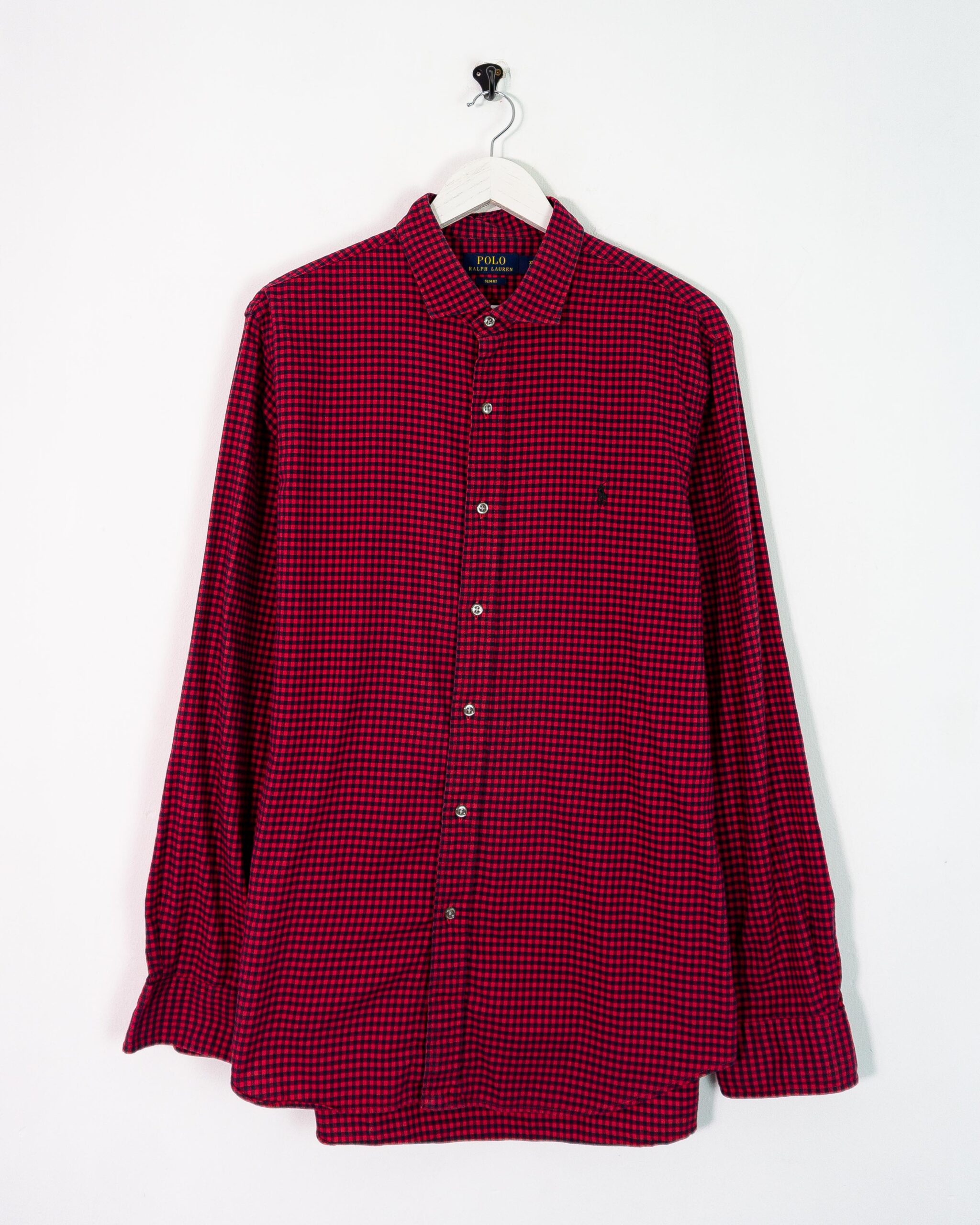 ralph-lauren-red-black-shirt-xl-lacaievintage