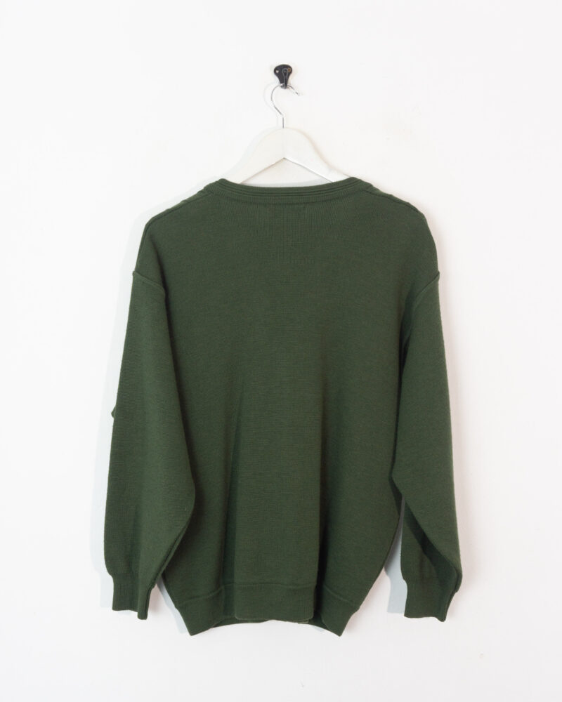 Vintage 90s green cardigan L - Imagen 3