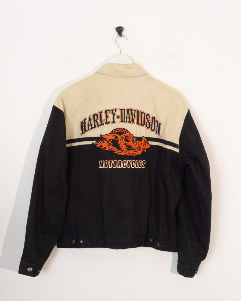 Harley Davidson beige/black jacket M - Imagen 5