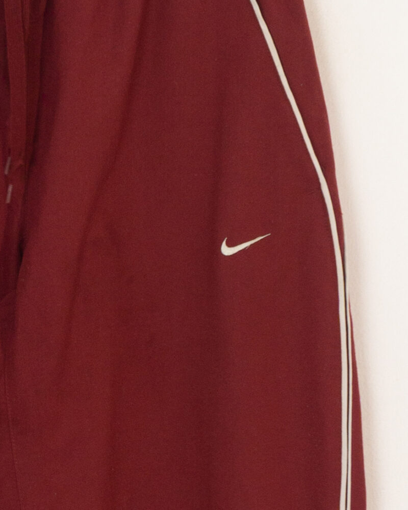 Nike vintage 00s burgundy track pants XL - Imagen 3