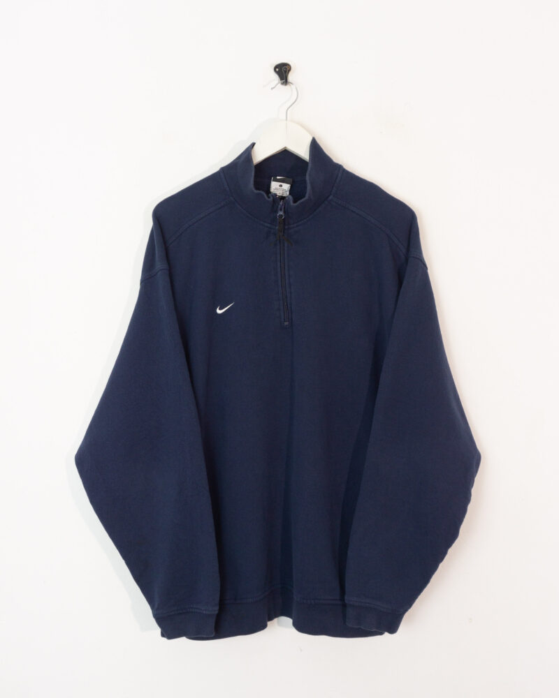 Nike 1/4 zip navy sweatshirt XL - Imagen 2