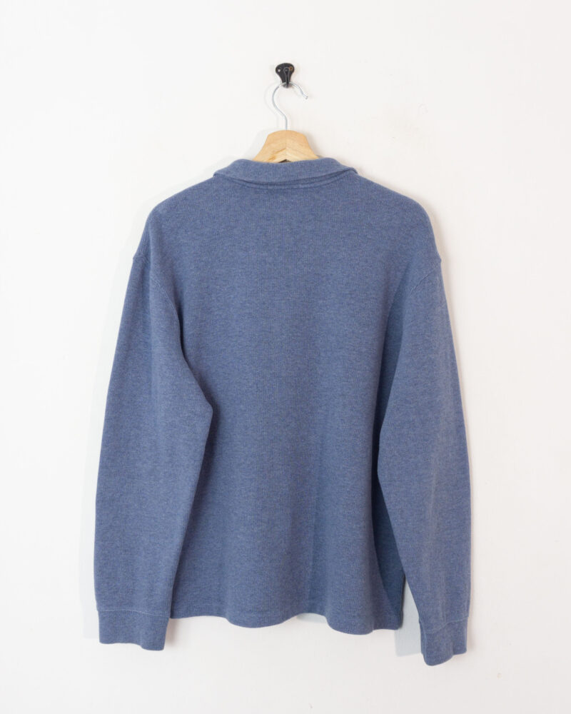 Ralph Lauren 1/4 zip blue sweatshirt M - Imagen 3