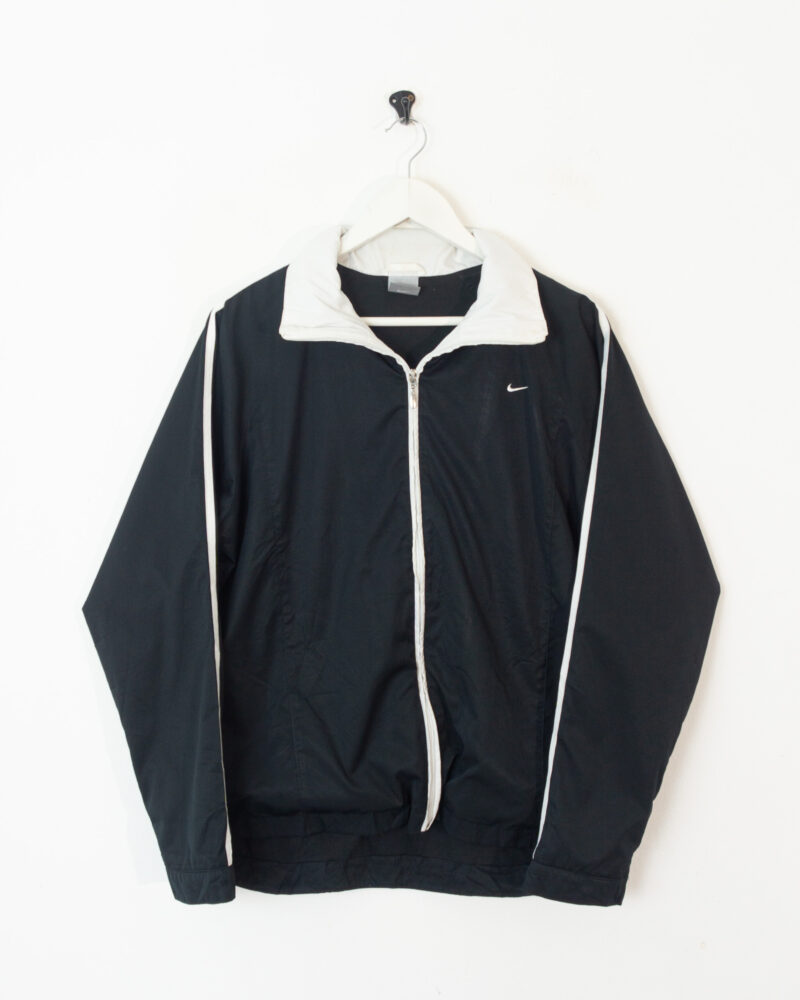 Nike vintage 00s black track jacket S - Imagen 2