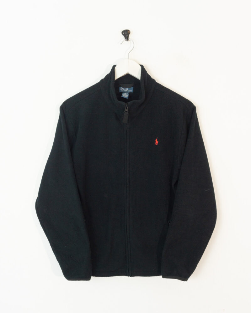 Ralph Lauren black fleece jacket S - Imagen 2