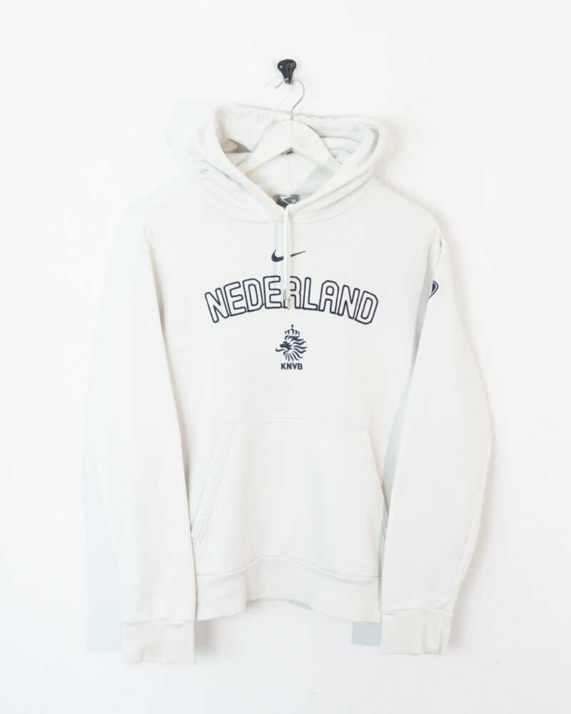 Nike vintage 00s Nederland white hoodie M - Imagen 2