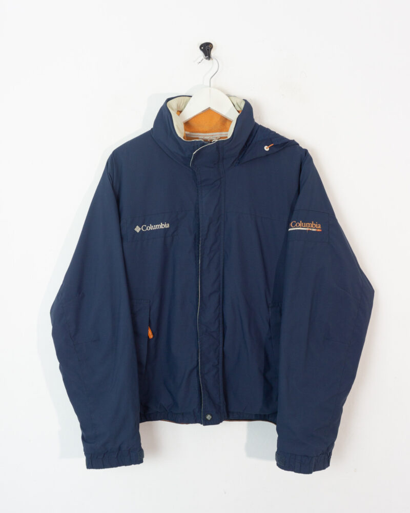 Columbia vintage 90s navy coat M - Imagen 2