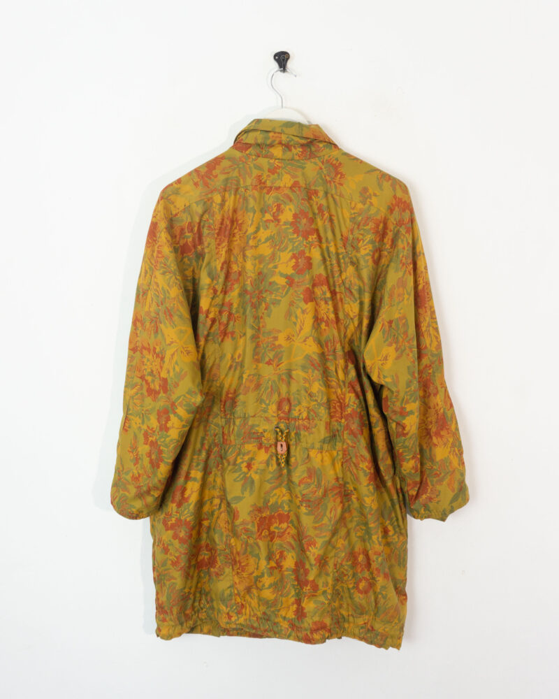 Vintage 90s flowers print coat XL - Imagen 3