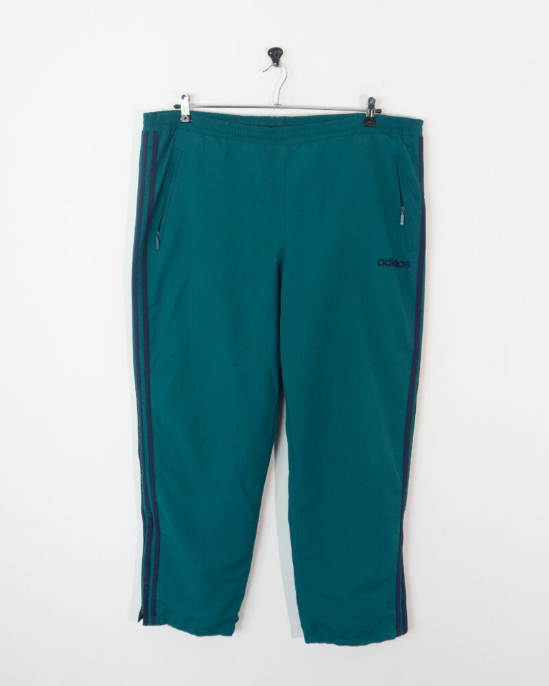 Adidas vintage 90s green track pants XL - Imagen 2