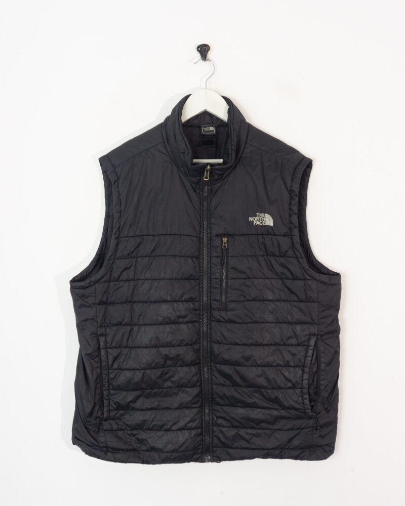 The North Face black puffer vest XL - Imagen 2