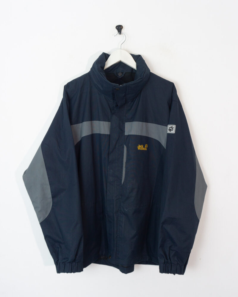 Jack Wolfskin navy/grey winter jacket XL - Imagen 2