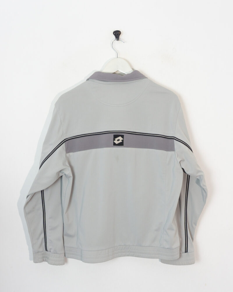 Lotto vintage 00s grey track jacket S - Imagen 4