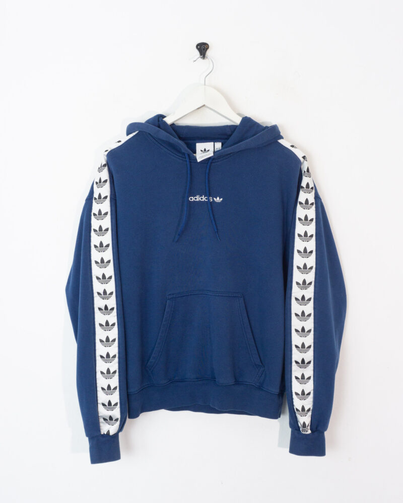 Adidas navy hoodie S - Imagen 2