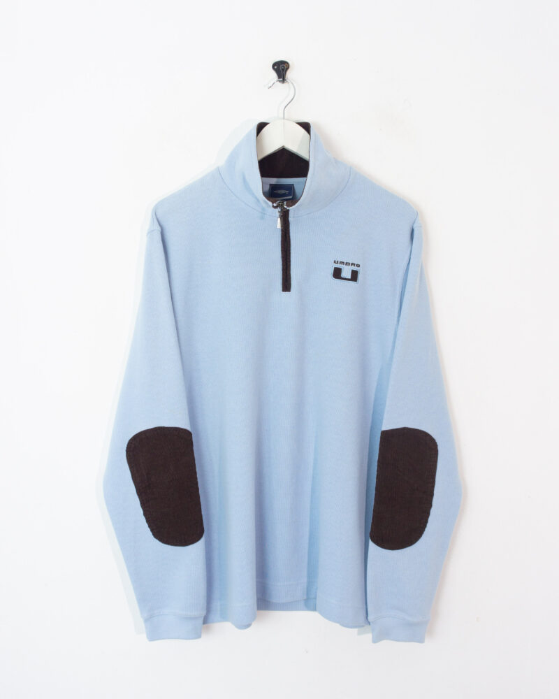 Umbro vintage 90s 1/4 zip sweatshirt XL - Imagen 2