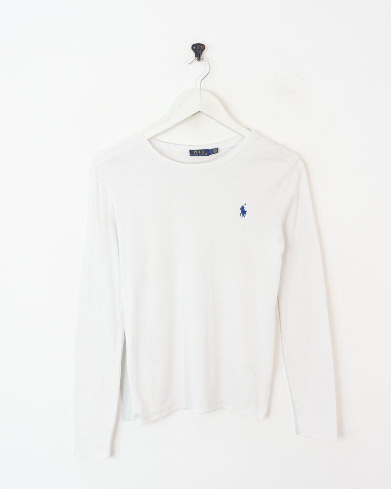 Ralph Lauren woman white l/s t-shirt S - Imagen 2