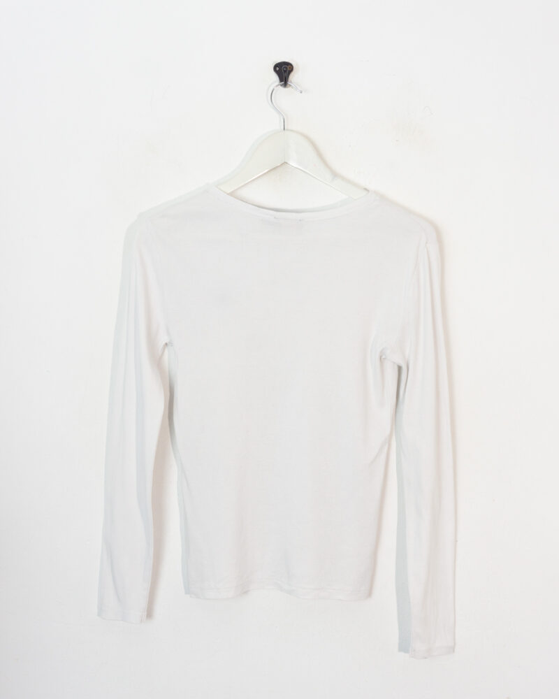 Ralph Lauren woman white l/s t-shirt S - Imagen 3