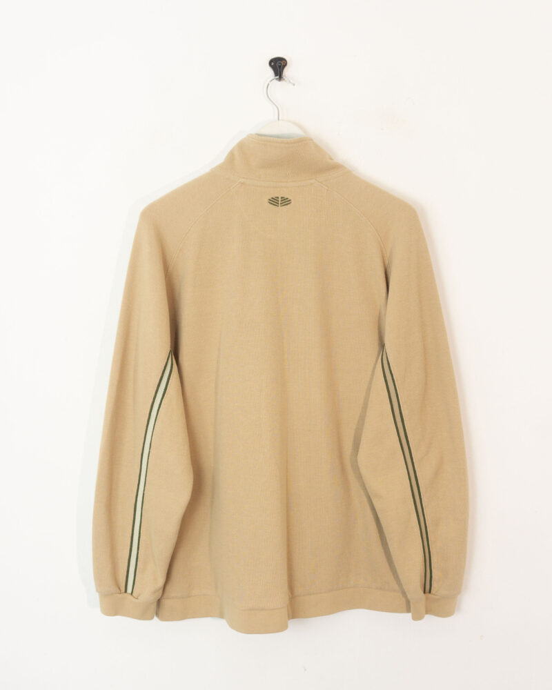 Rox vintage 00s beige 1/4 zip sweatshirt L - Imagen 3