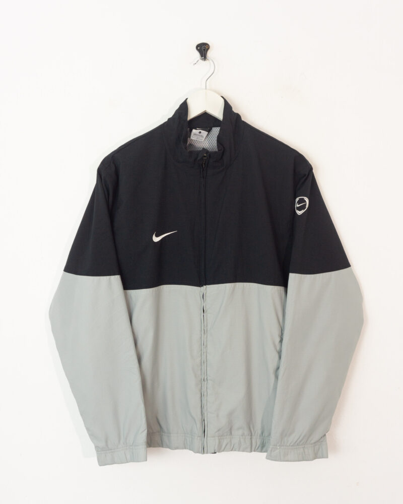 Nike grey/black track jacket L - Imagen 2