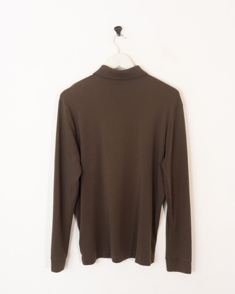 Hugo Boss brown l/s polo L - Imagen 3