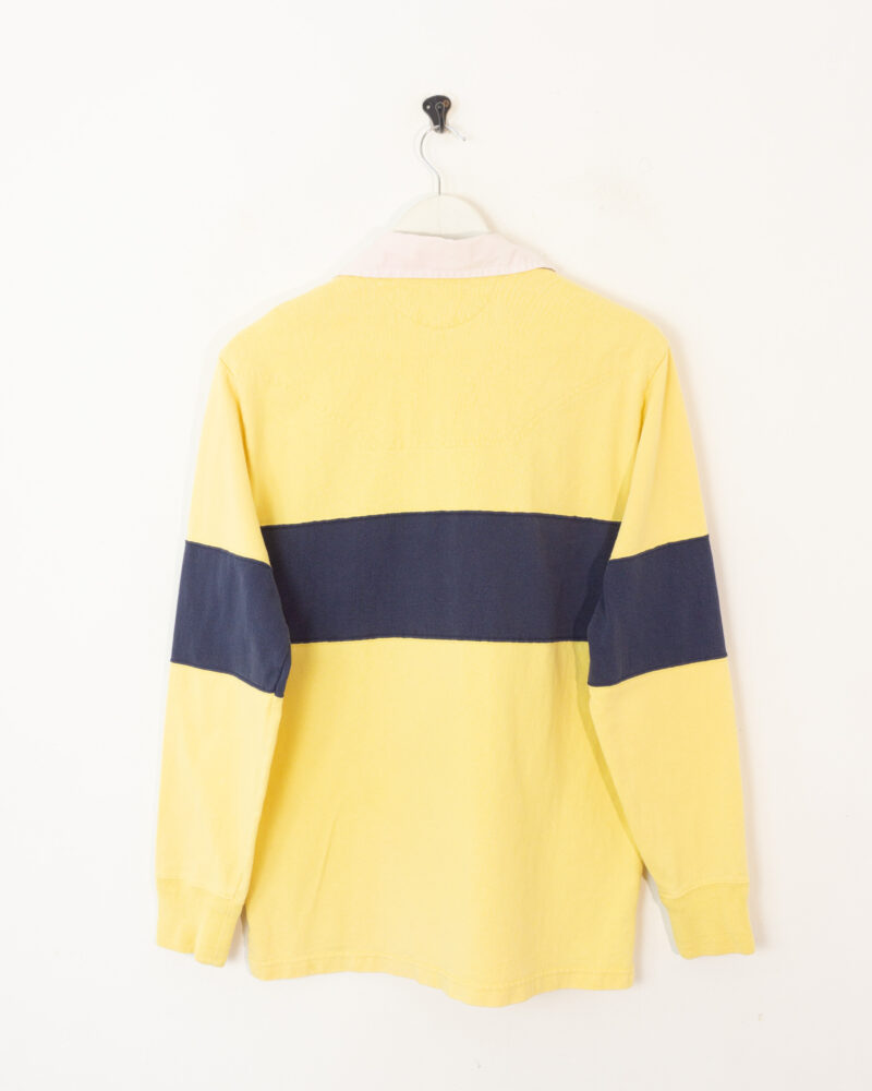 Ralph Lauren yellow/navy polo S - Imagen 3