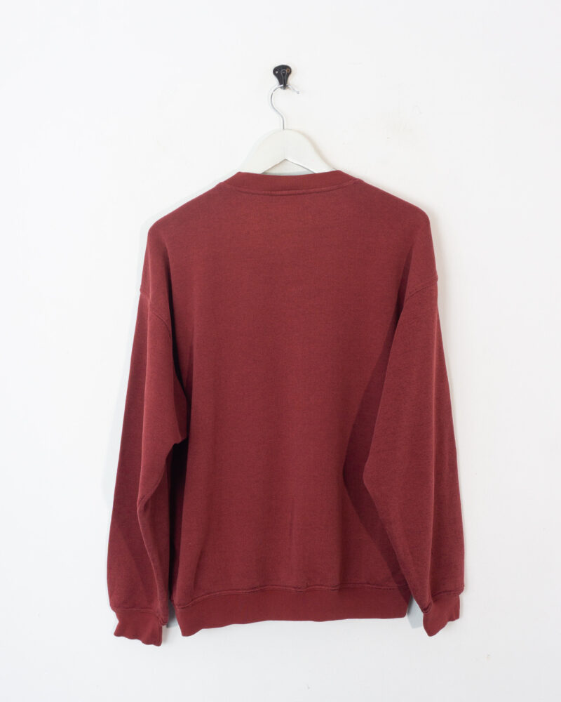 Adidas vintage 90s burgundy sweatshirt M - Imagen 3