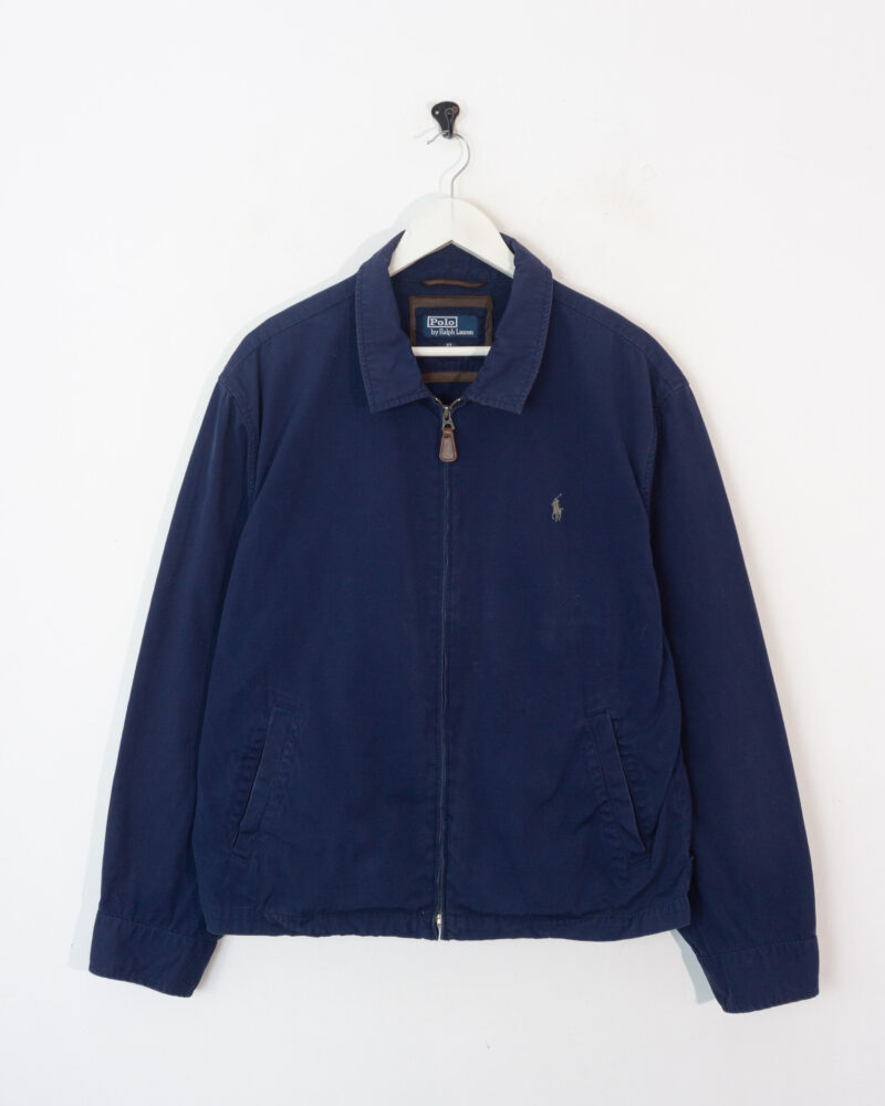 Ralph Lauren vintage 00s navy harrington jacket XL - Imagen 2