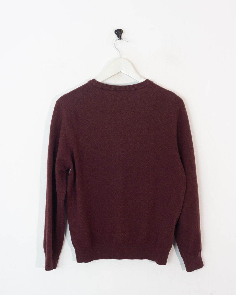 Lacoste vintage 00s brown sweater S - Imagen 3