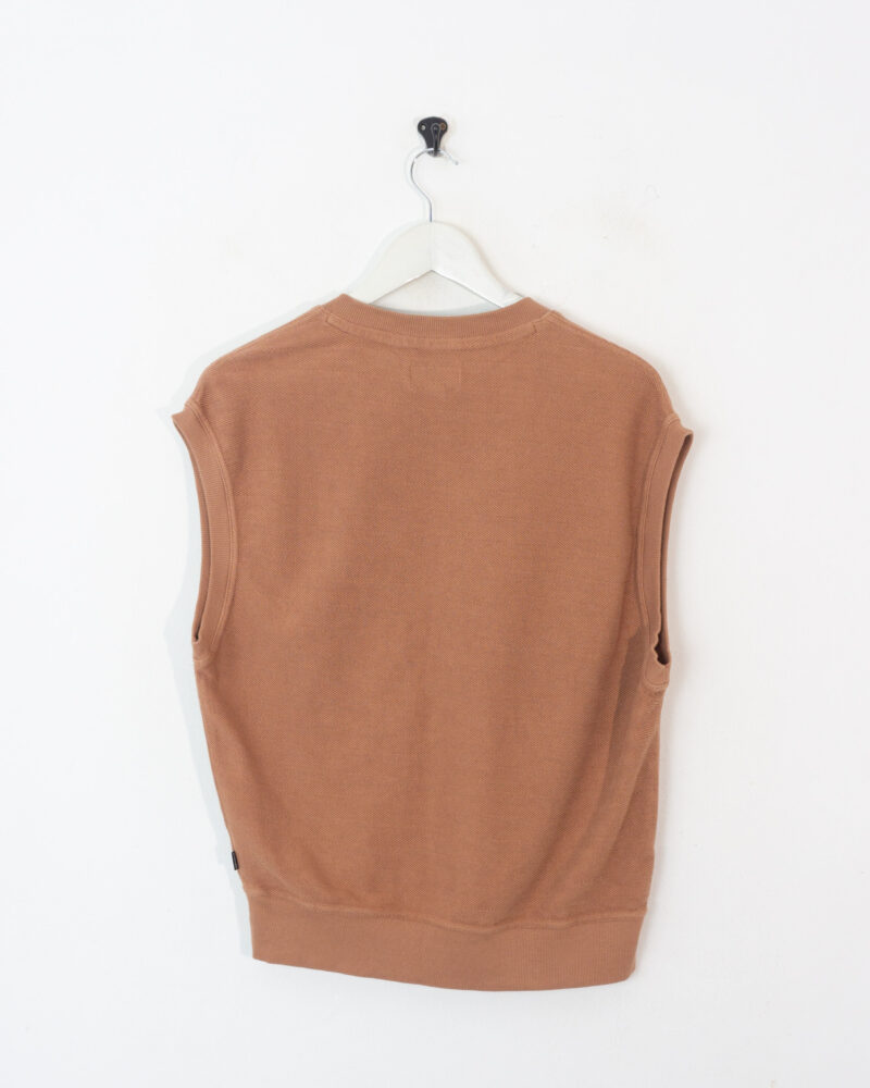 Converse brown knit vest S - Imagen 3