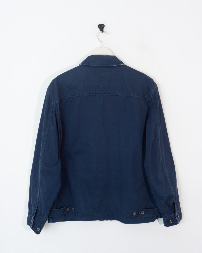 Tommy Hilfiger vintage 00s navy harrington jacket M - Imagen 3