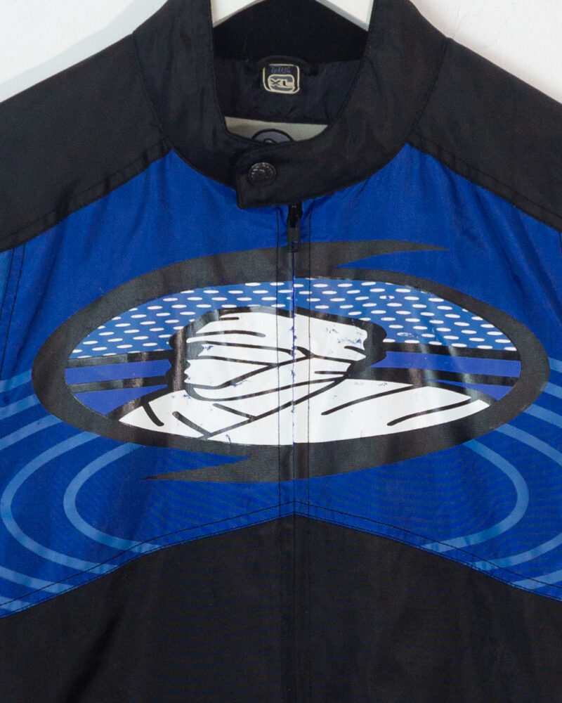 Tuareg vintage black/blue moto jacket XL - Imagen 3