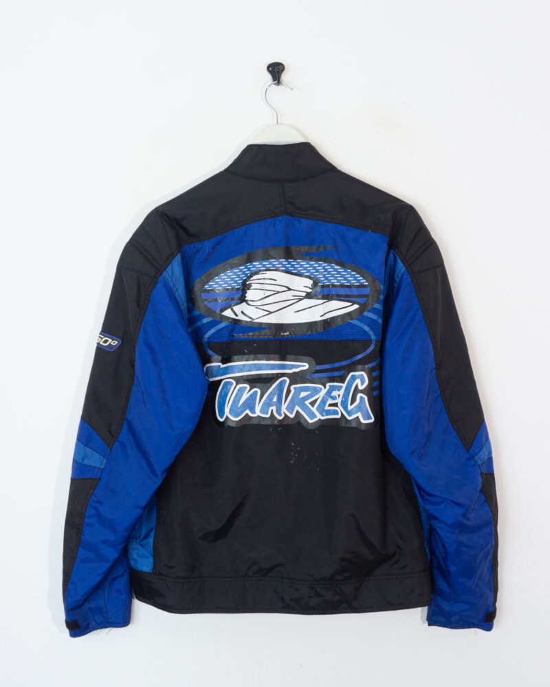 Tuareg vintage black/blue moto jacket XL - Imagen 5