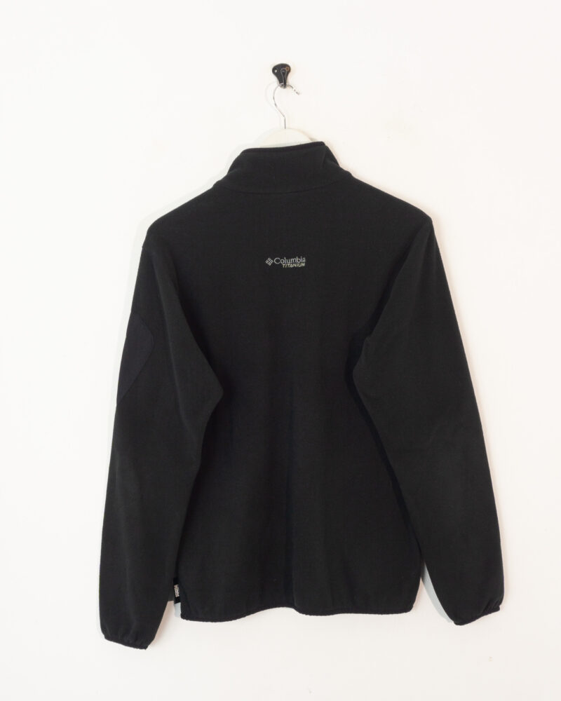 Columbia 1/4 zip black fleece M - Imagen 3