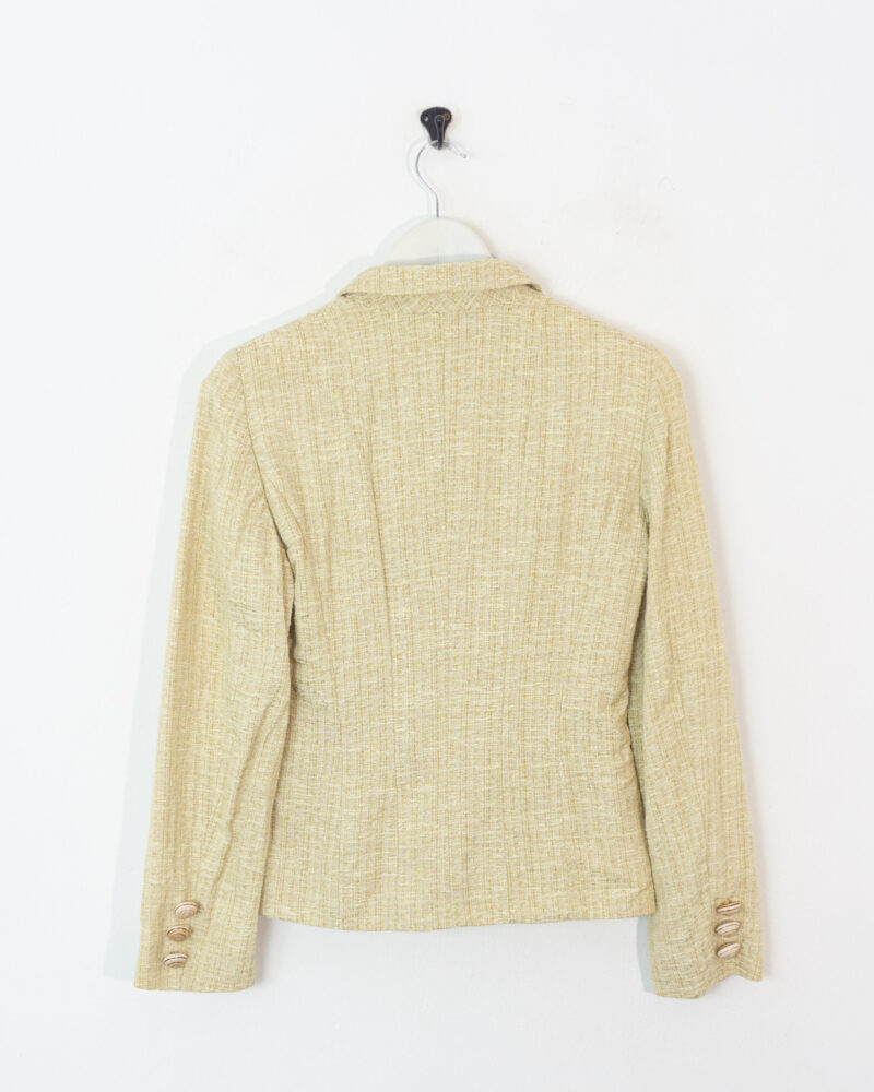 Moschino woman beige blazer M - Imagen 3