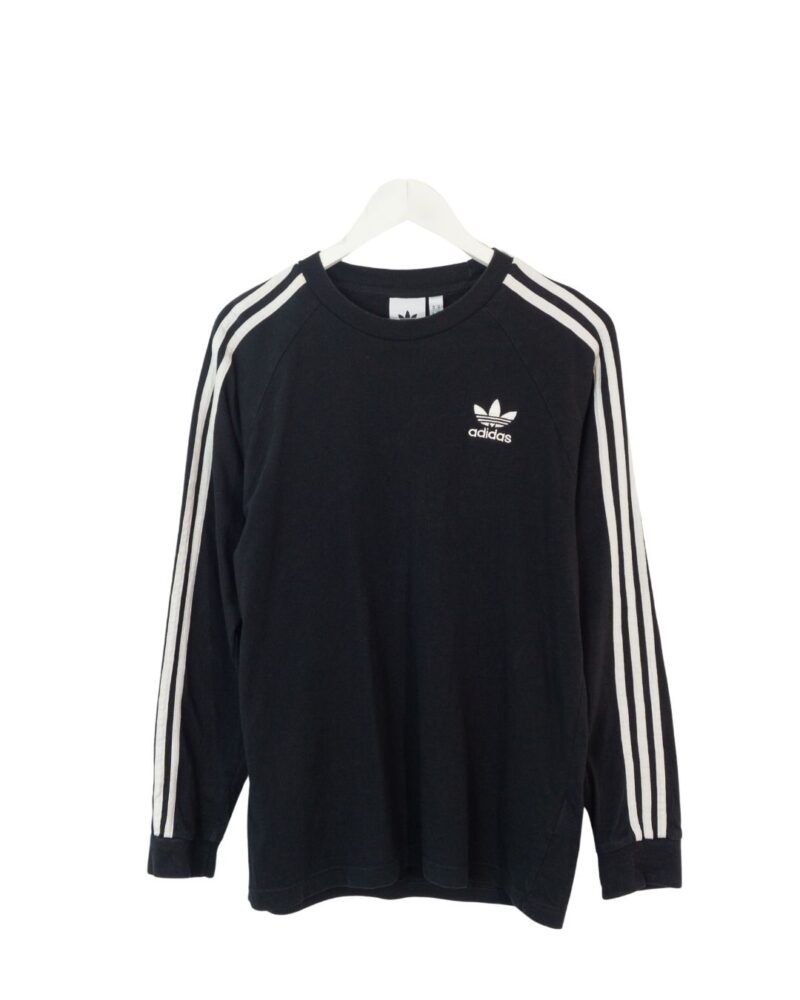 Adidas black l/s tee M