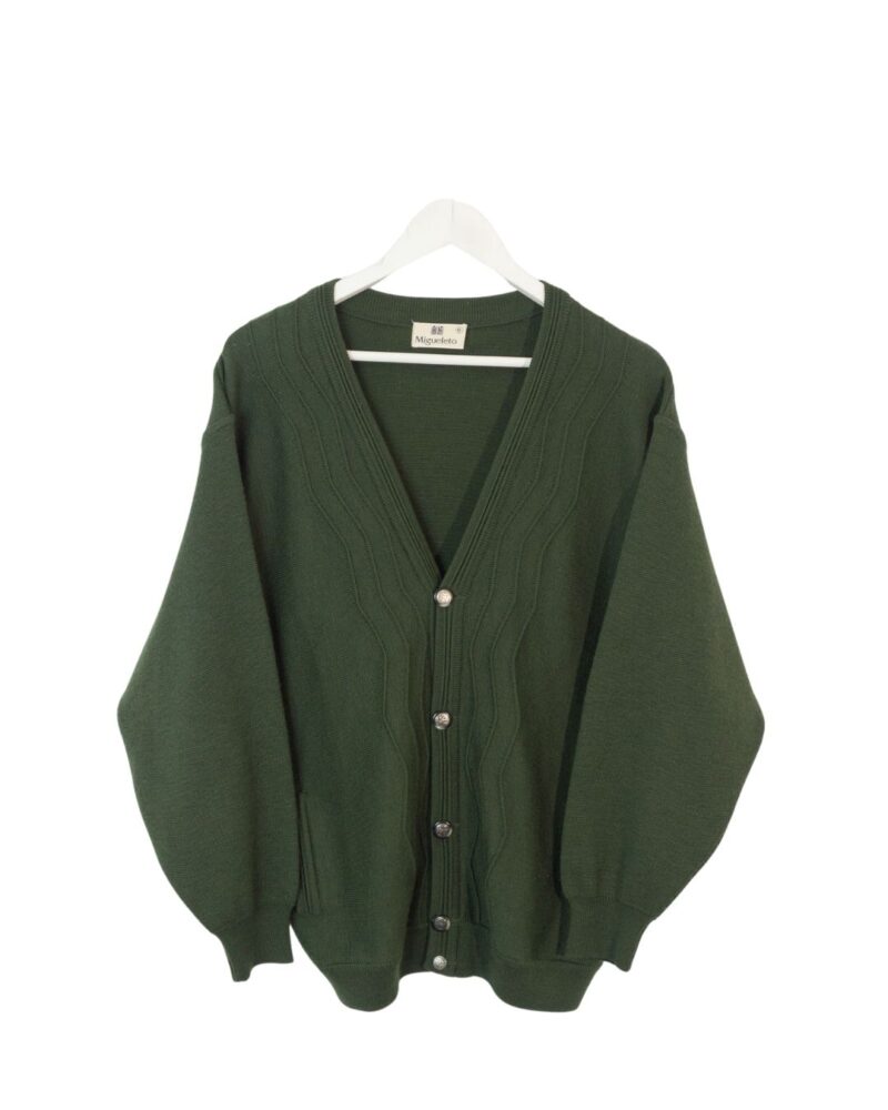 Vintage 90s green cardigan L