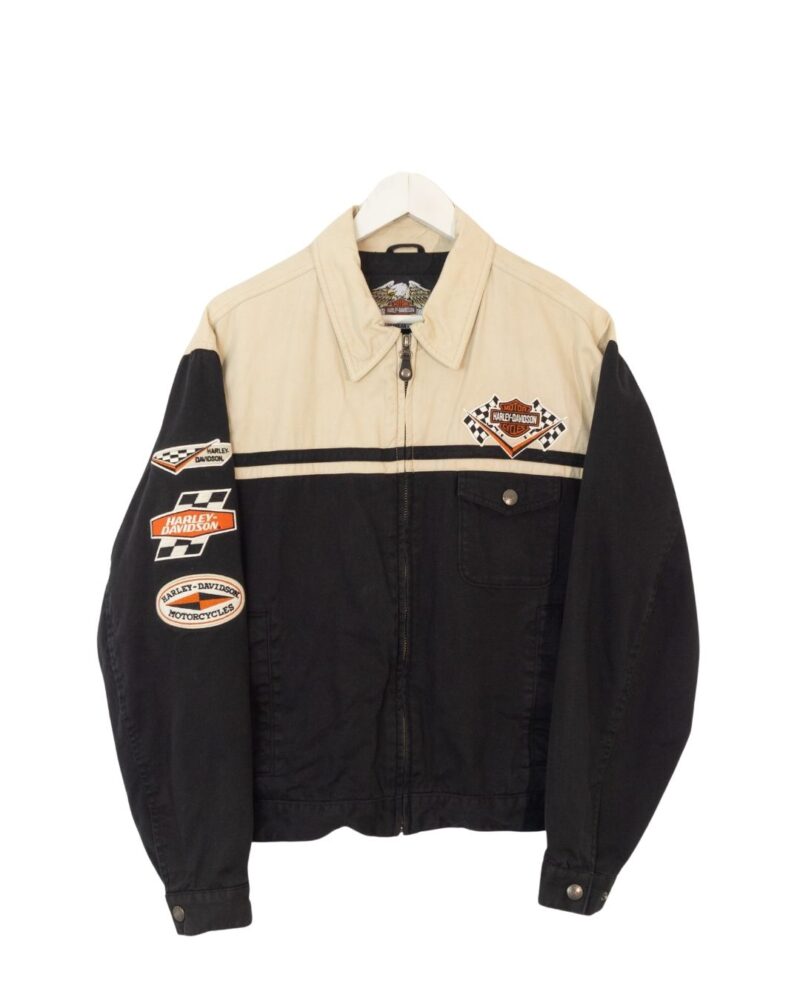 Harley Davidson beige/black jacket M