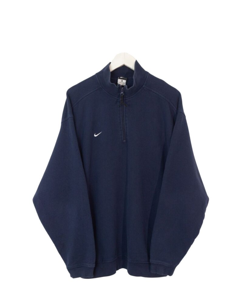 Nike 1/4 zip navy sweatshirt XL