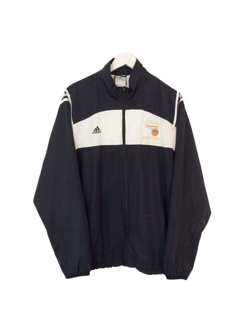 Adidas vintage 00s black/white track jacket XL