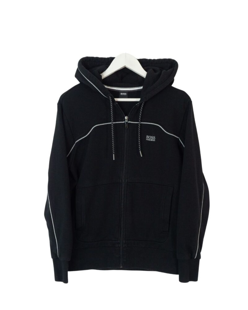 Hugo Boss full zip black hoodie M