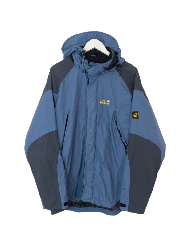 Jack Wolfskin blue/grey coat L