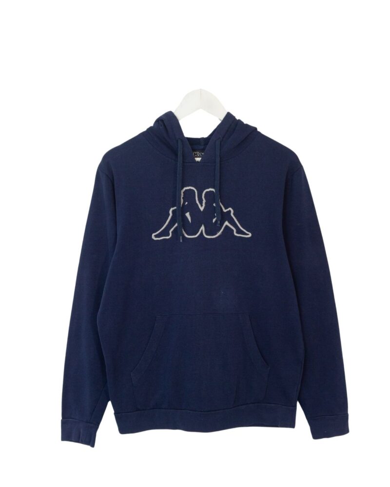 Kappa vintage 00s navy hoodie M