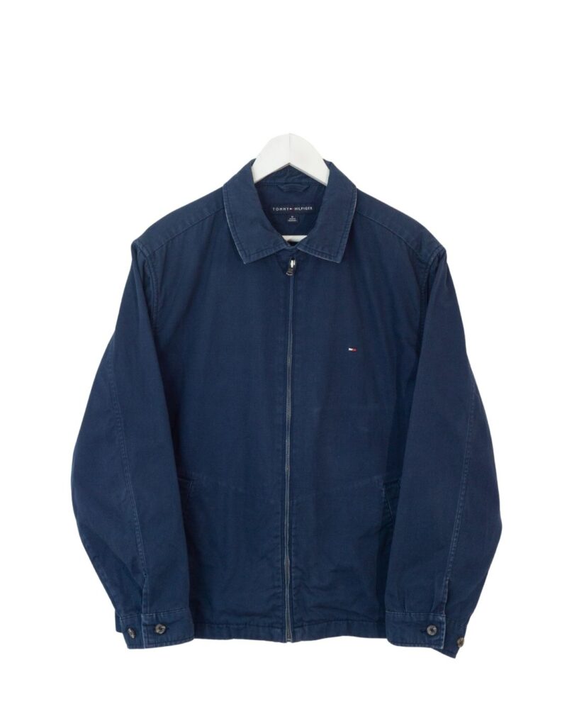 Tommy Hilfiger vintage 00s navy harrington jacket M