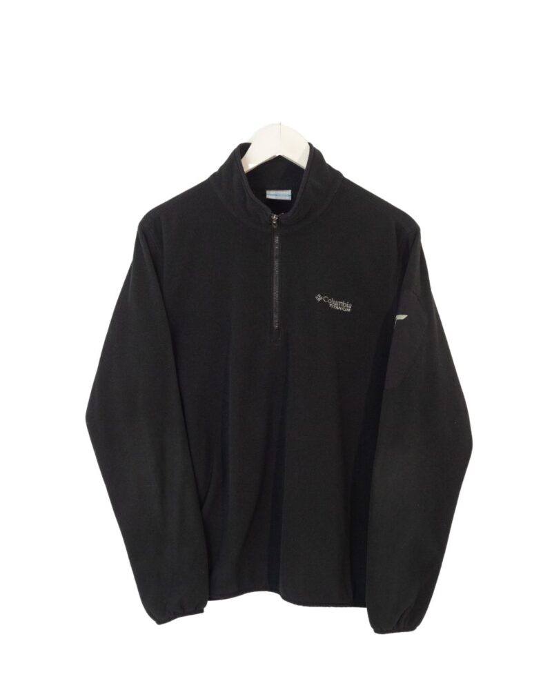 Columbia 1/4 zip black fleece M