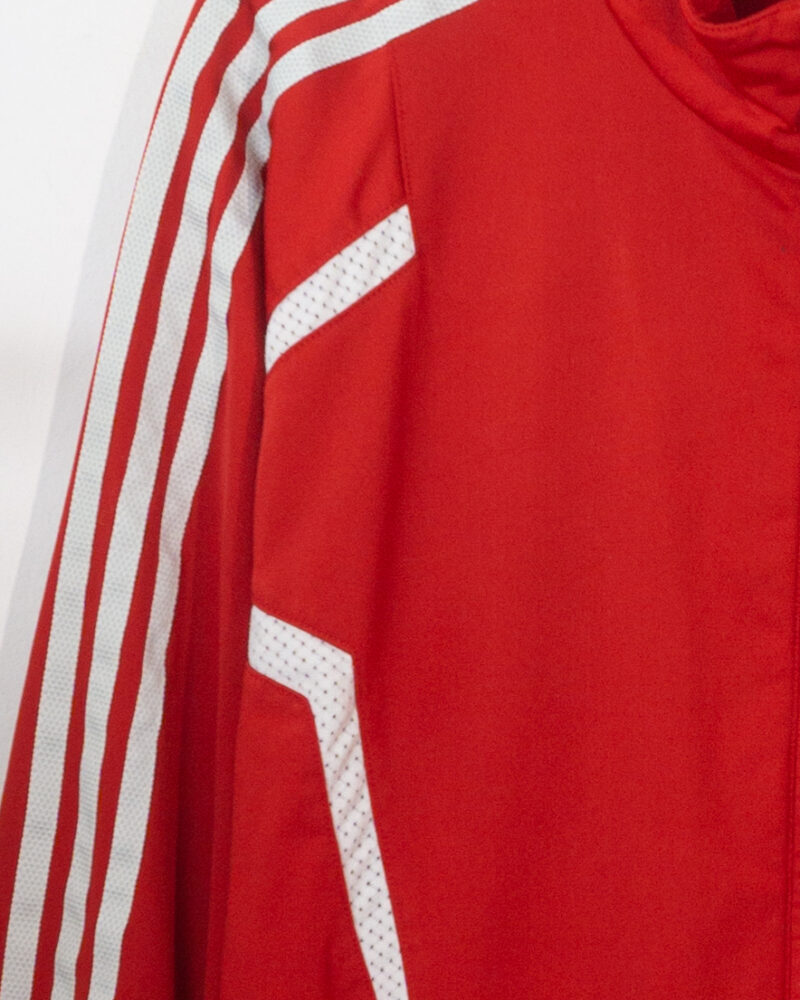 Adidas red track jacket L - Imagen 3