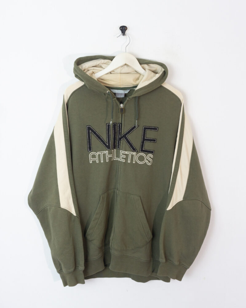 Nike vintage 00s brown hoodie L - Imagen 2