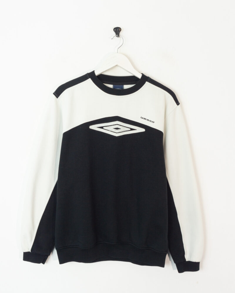 Umbro vintage 00s white/black sweatshirt L - Imagen 2