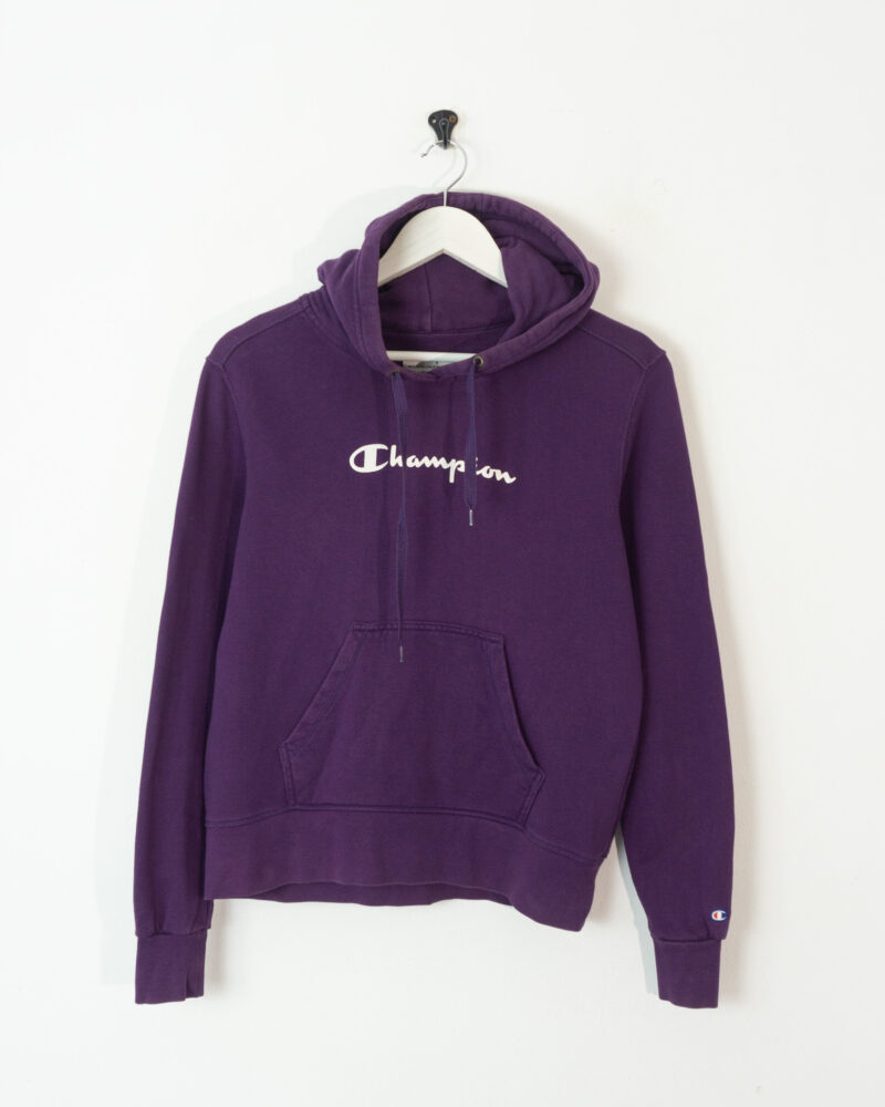 Champion woman purple hoodie L - Imagen 2