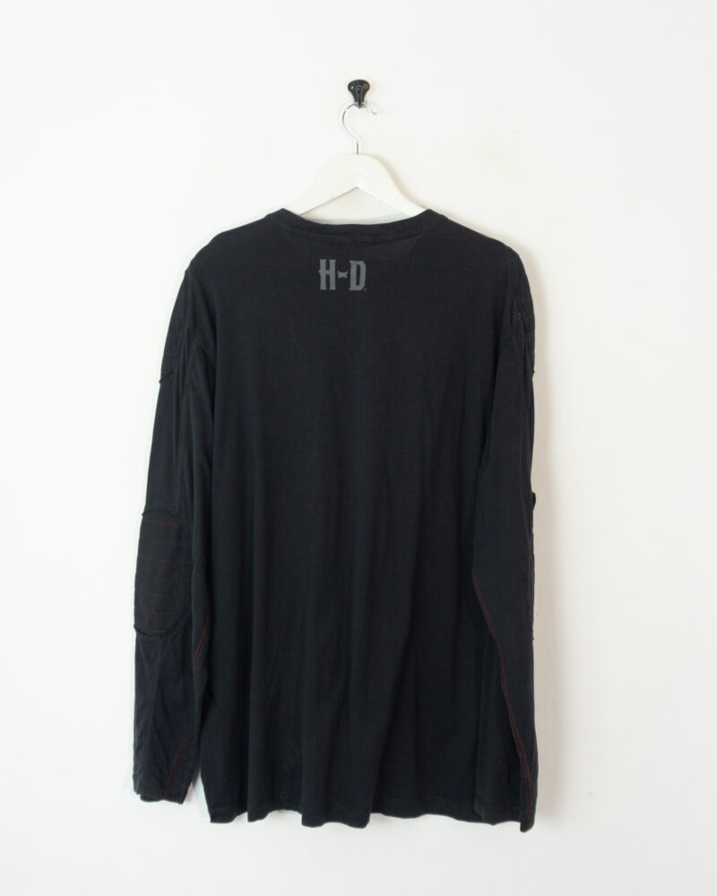 Harley Davidson black l/s t-shirt XL - Imagen 3