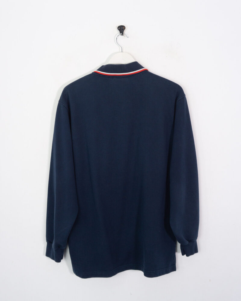 Umbro vintage 90s 1/4 zip navy sweatshirt L - Imagen 3